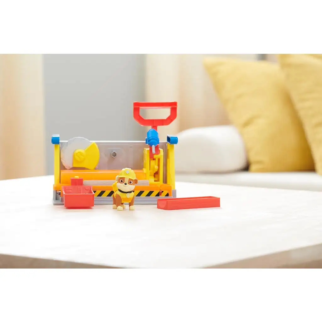 Paw Patrol: Rubble und seine Crew - Rubbles Bauwerkstatt Spielset - Spin Master kép 2