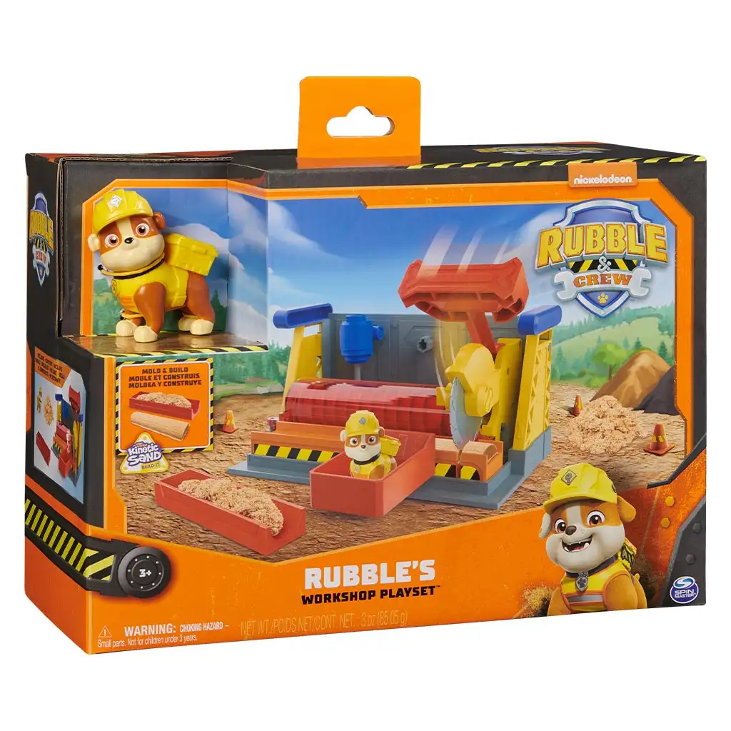 Paw Patrol: Rubble und seine Crew - Rubbles Bauwerkstatt Spielset - Spin Master