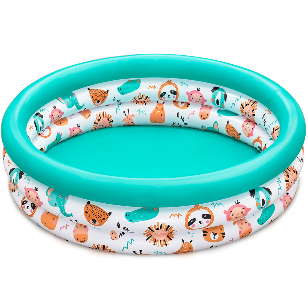 Bestway: Safari Pals aufblasbares Kinderplanschbecken 102x25cm