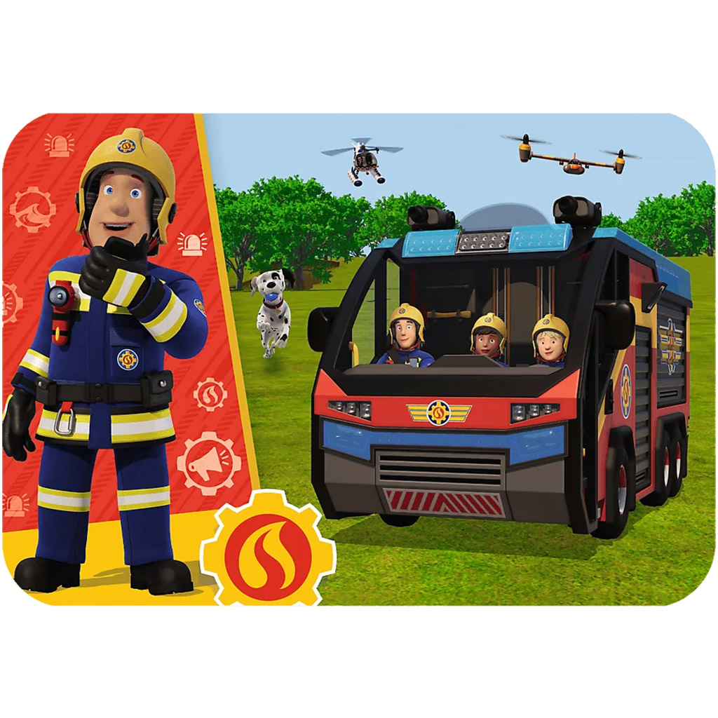 Feuerwehrmann Sam 24-teiliges Holzpuzzle – Trefl kép 2