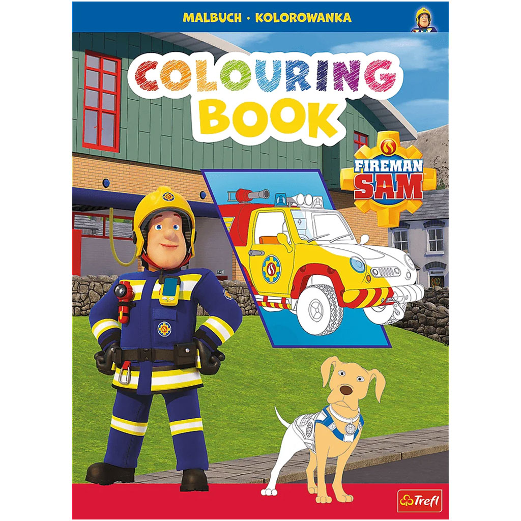 Feuerwehrmann Sam Malbuch - Trefl