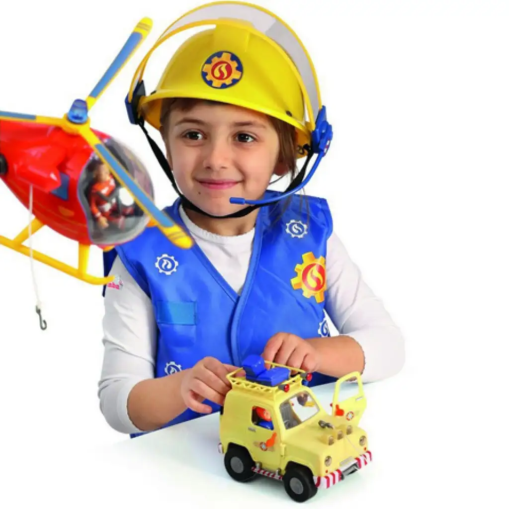 Sam, der Feuerwehrmann: Feuerwehrhelm mit Mikrofon - Simba Toys kép 3