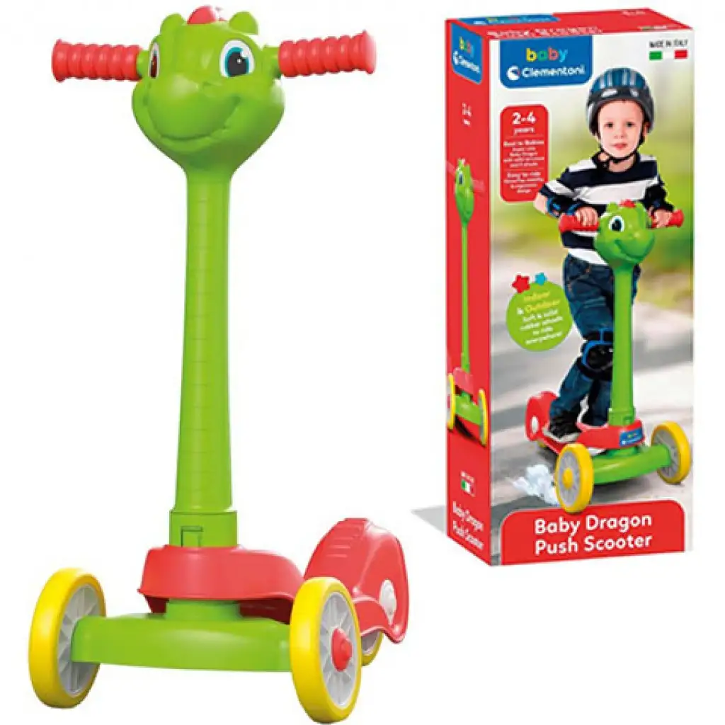 Dreirad-Roller mit Drachenmotiv für 2-4 Jährige - Clementoni Baby