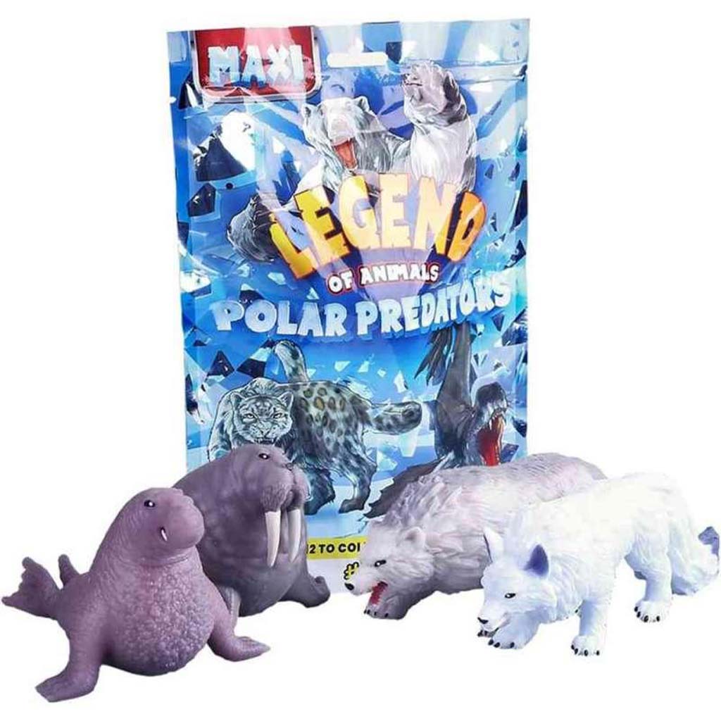 Dehnbare Überraschungs-Tierfiguren: Polare Raubtiere kép 2
