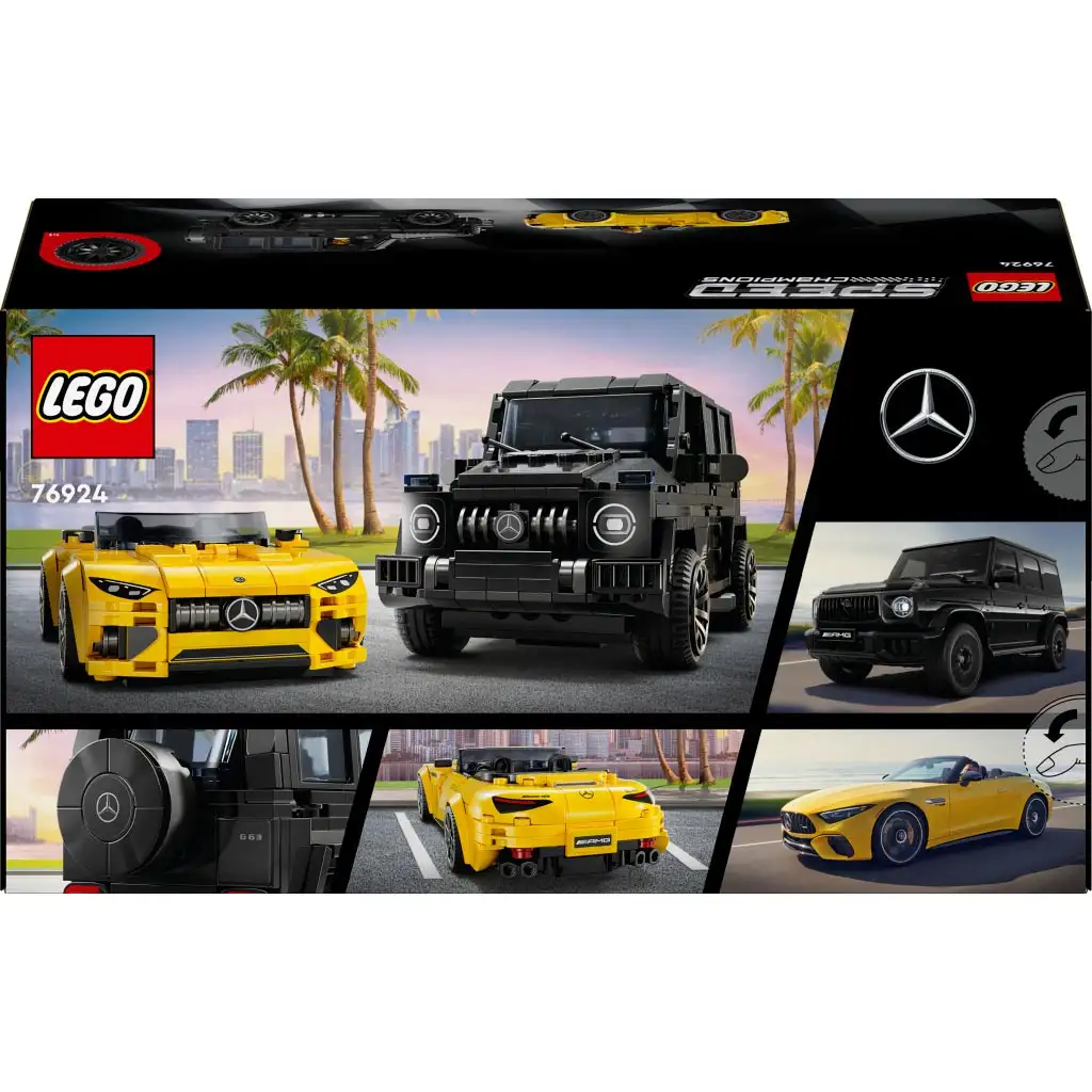 LEGO® Speed Champions: Mercedes-AMG G 63 und Mercedes-AMG SL 63 (76924) kép 2