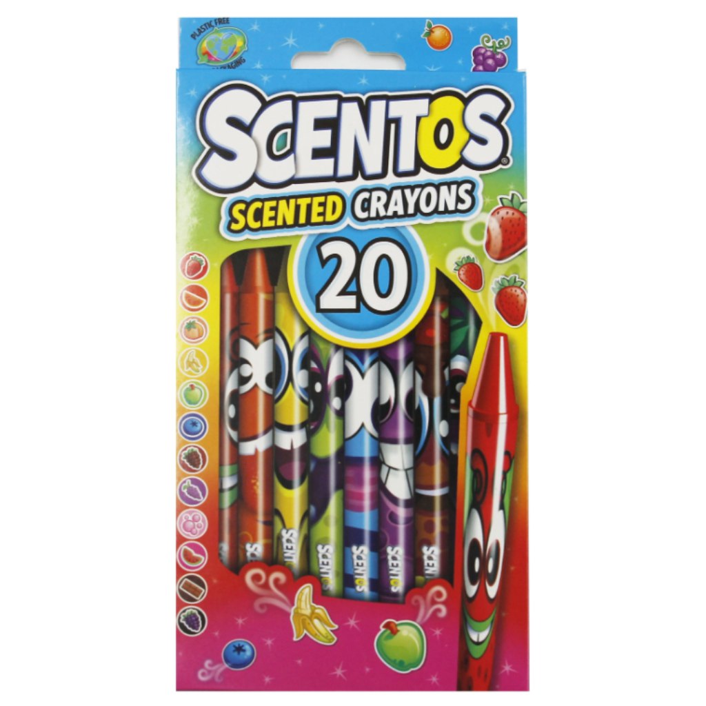 Scentos: Duftende Wachsmalstifte, 20-teiliges Set