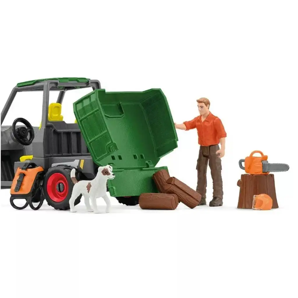 Schleich: Farm World - Waldarbeiten Spielset (42659) kép 2