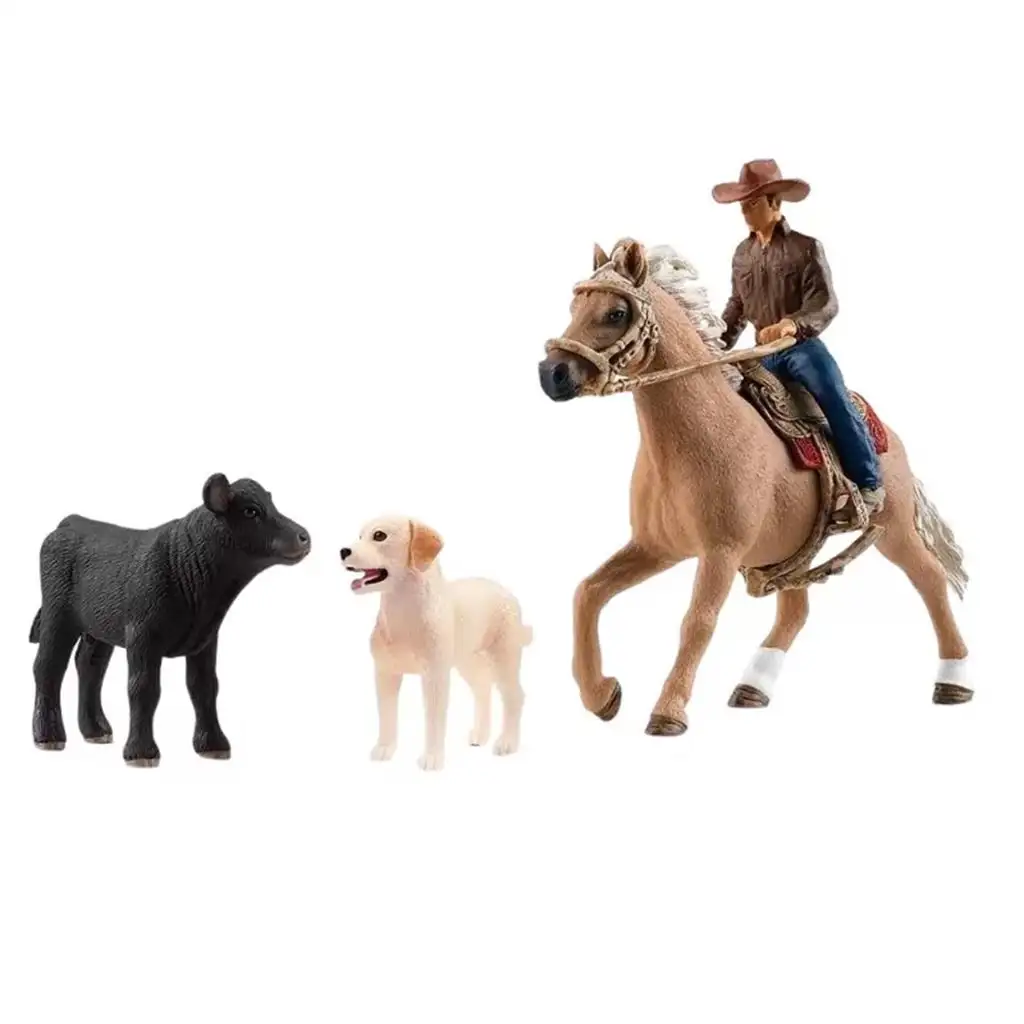 Schleich: Farm World - Western Reitset (42578) kép 2