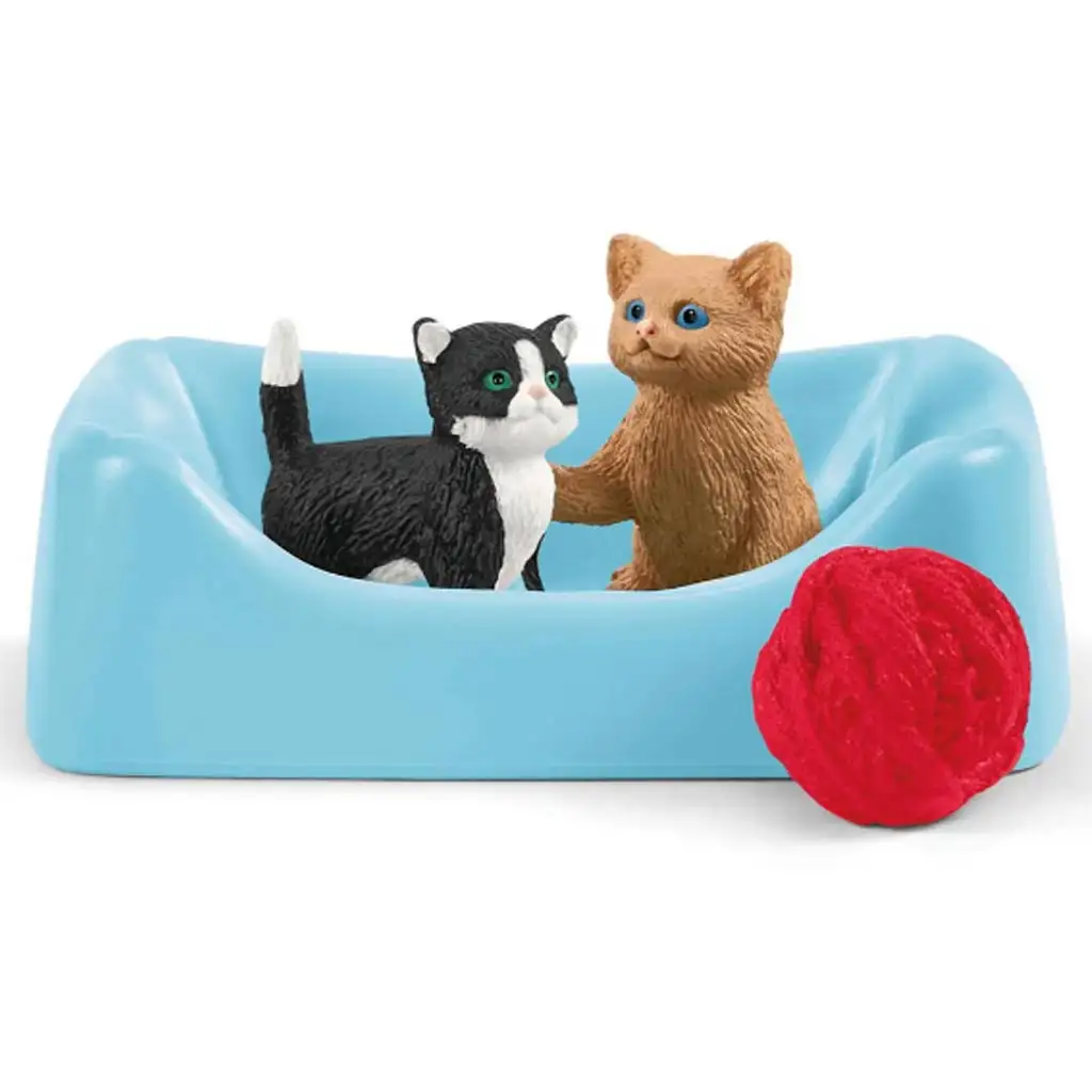 Schleich: Farm World - Spielerlebnis für niedliche Katzen Spielset (42501) kép 4