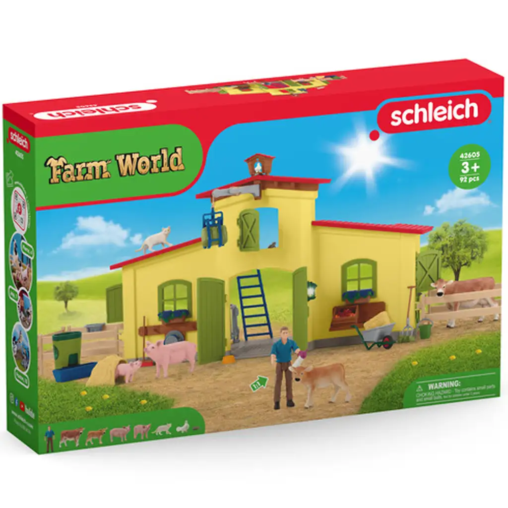 Schleich: Farm World - Großer Bauernhof mit Tieren (42605)