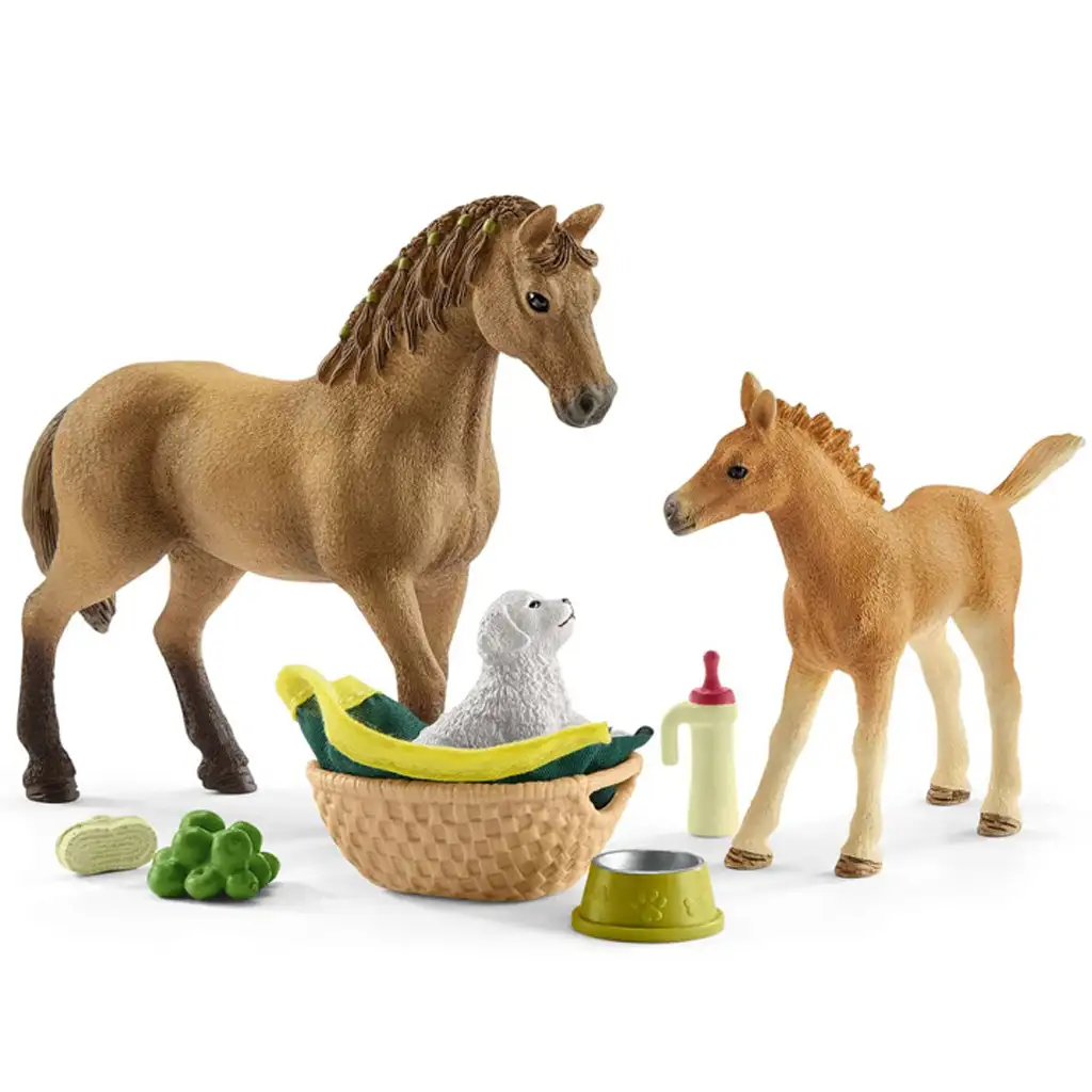 Schleich: Horse Club - Sarahs kleine Tierpflegeset (42432) kép 4