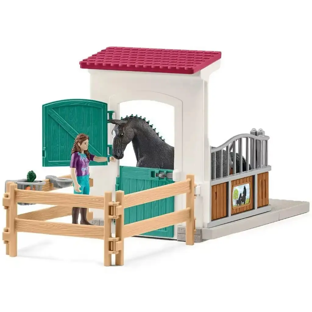 Schleich: Horse Club - Lisa und Storm Pferdebox Spielset kép 3
