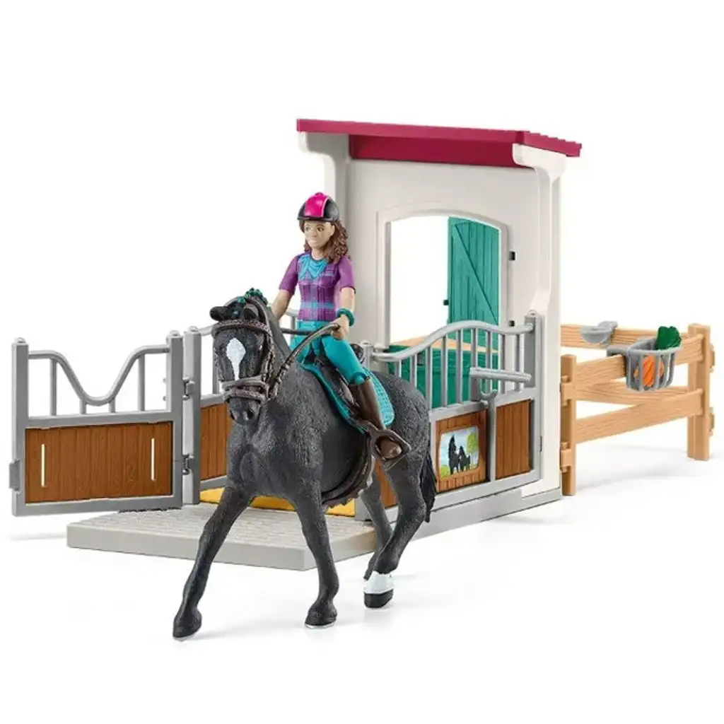 Schleich: Horse Club - Lisa und Storm Pferdebox Spielset kép 2