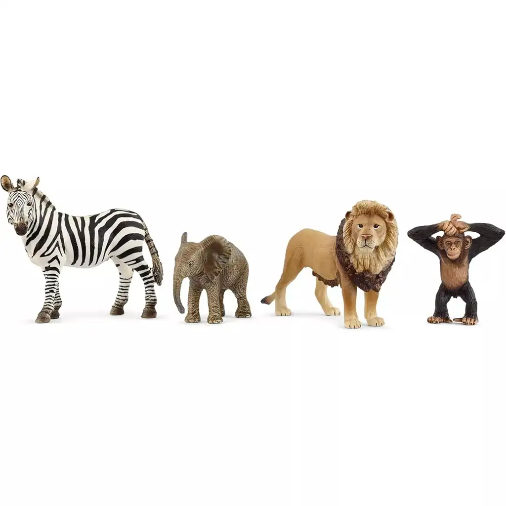 Schleich: Wild Life - Afrikas Tiere Starter-Set 4-teilig (42721) kép 5