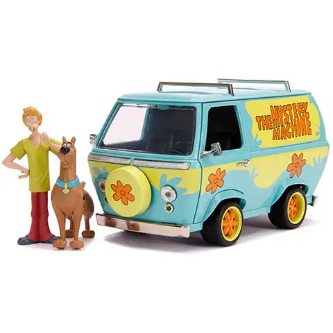 Scooby-Doo Figur und Mystery Machine Automodell 1/24 - Simba Toys kép 2