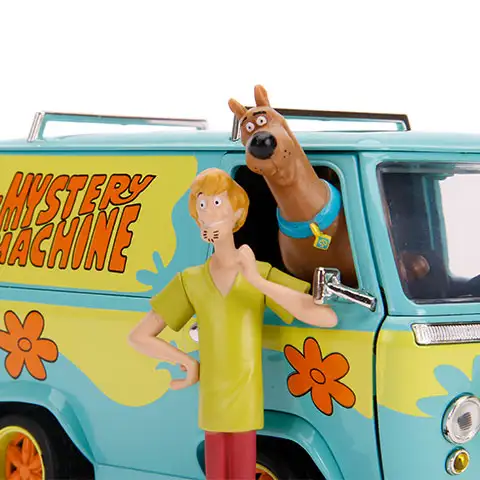 Scooby-Doo Figur und Mystery Machine Automodell 1/24 - Simba Toys kép 5