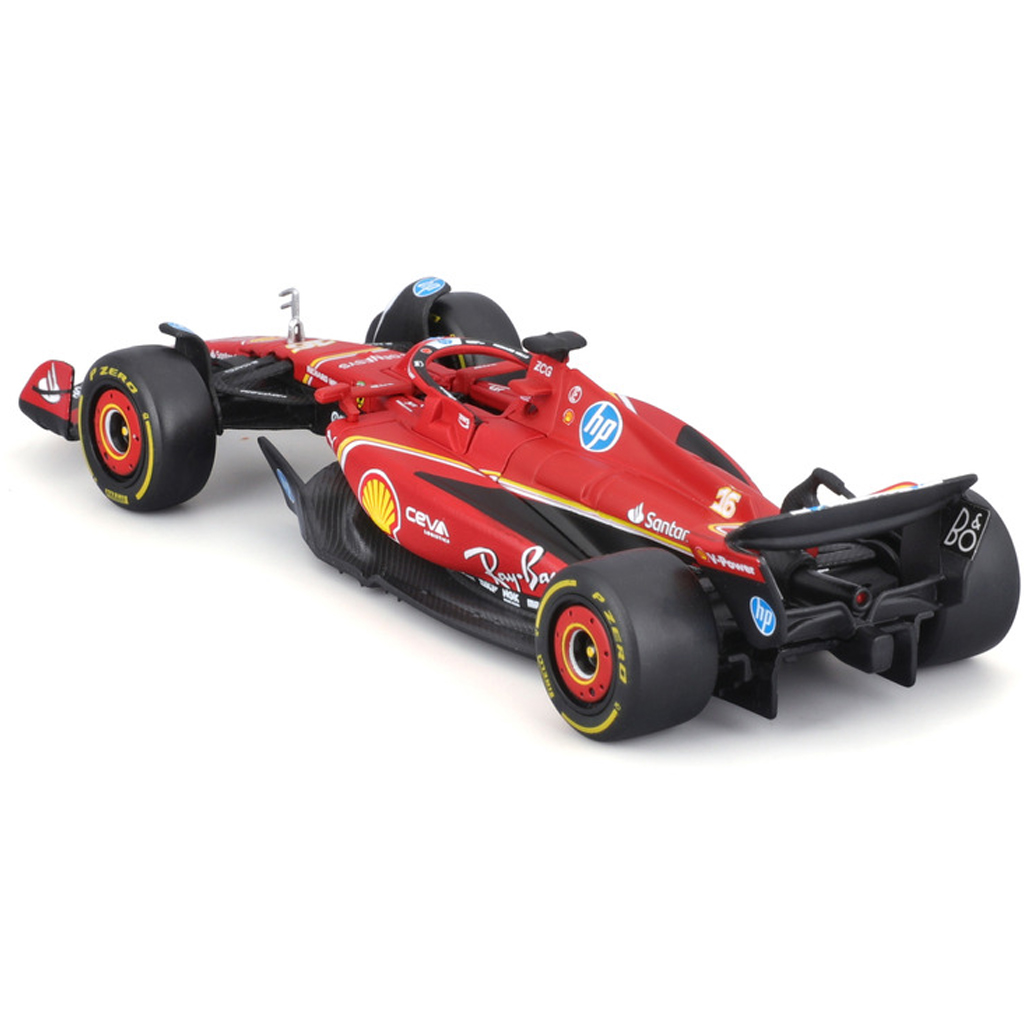 Bburago: Ferrari SF24 F1 Rennwagen Metall-Automodell 1:43 kép 2