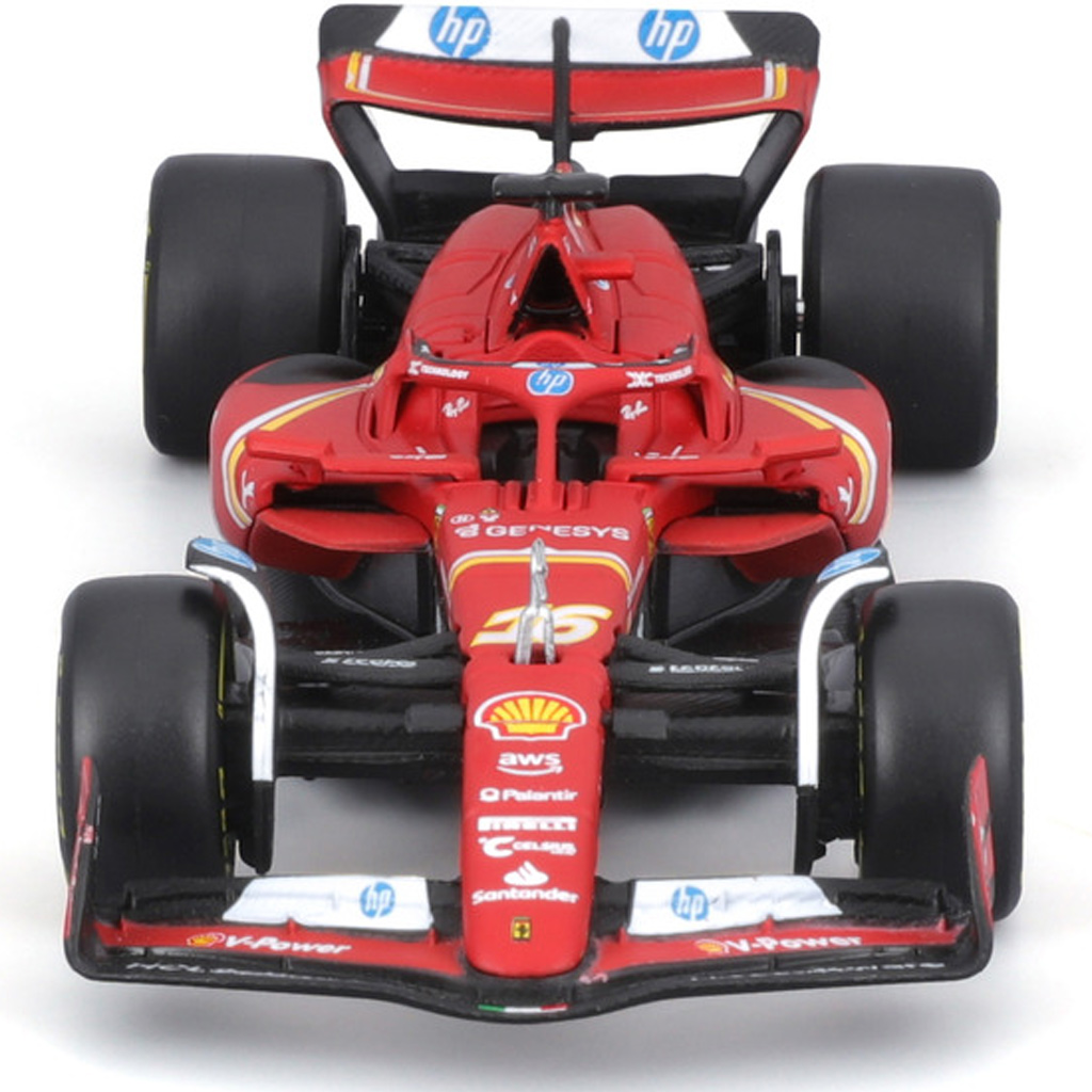 Bburago: Ferrari SF24 F1 Rennwagen Metall-Automodell 1:43 kép 3