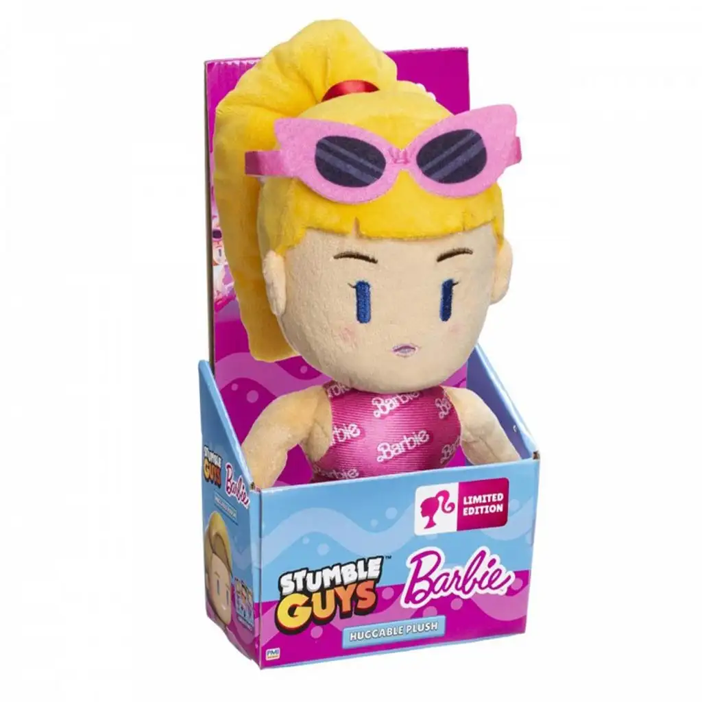 Stumble Guys x Barbie Ölelhető plüss figura 30cm-es többféle változatban kép 1