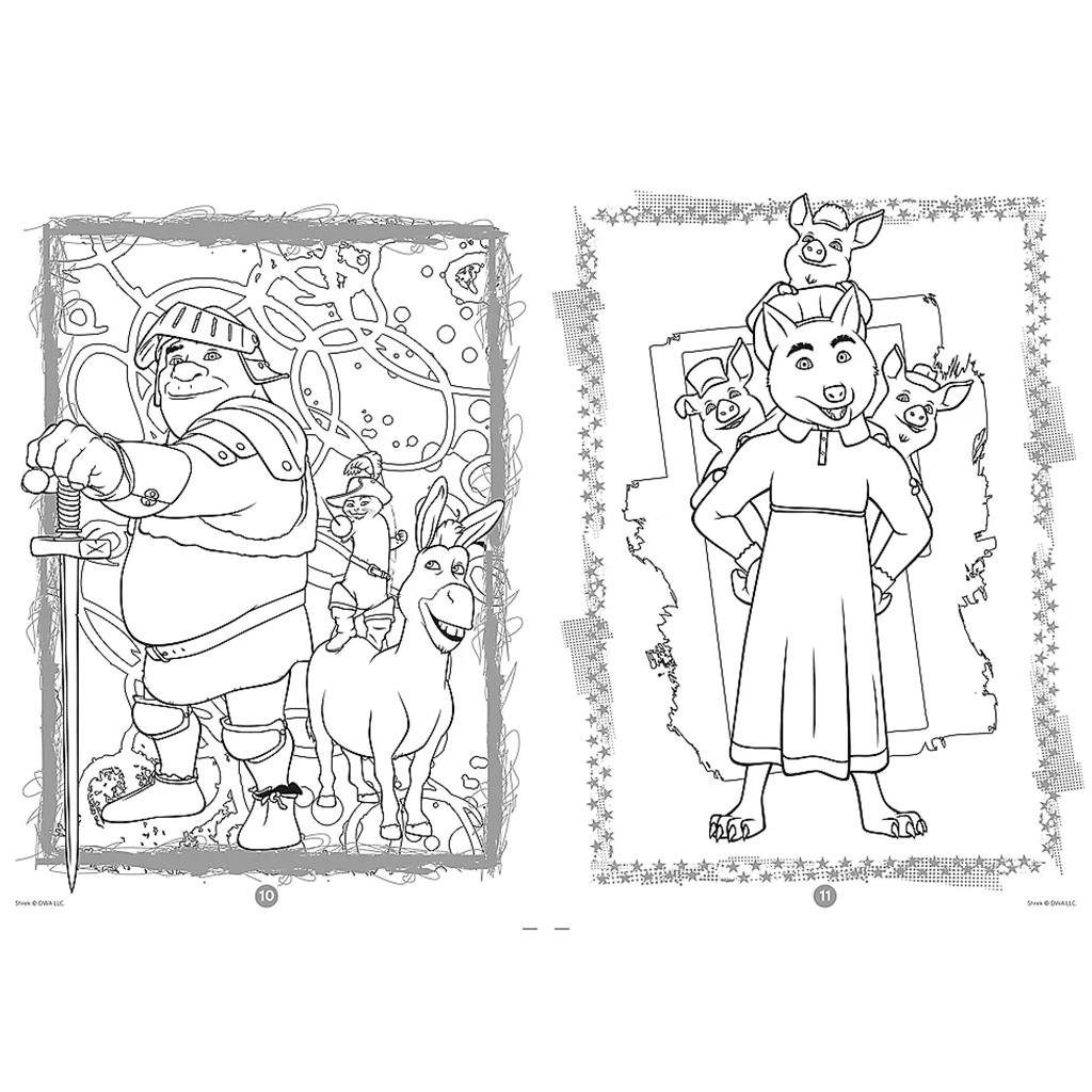 Shrek Malbuch – Trefl kép 2