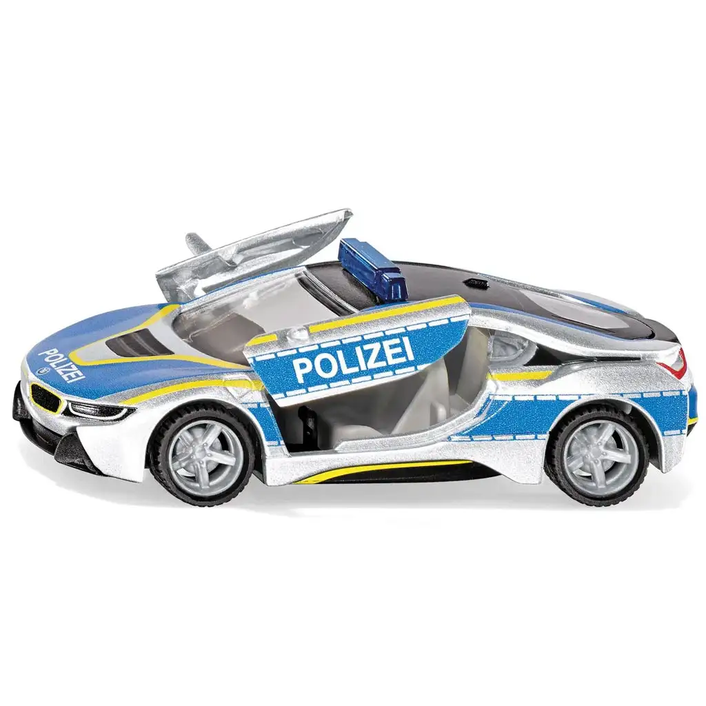 SIKU BMW i8 Polizei Spielzeugauto 1/50 kép 2
