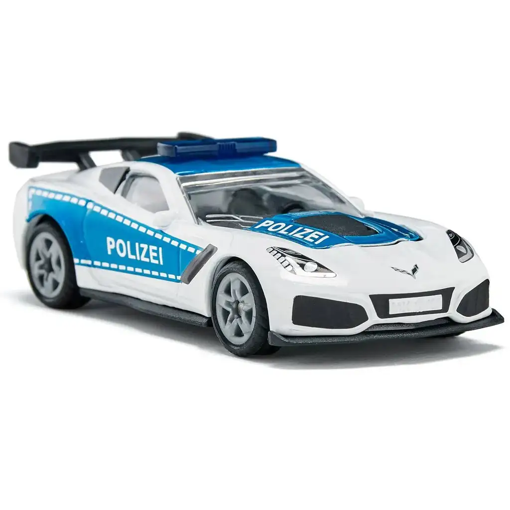 SIKU Chevrolet Corvette ZR1 Polizeiauto 1/64 kép 2