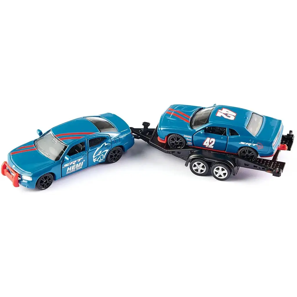 SIKU Dodge Charger + Dodge Challenger SRT Racing Spielzeugauto Zweierset 1/55 kép 2