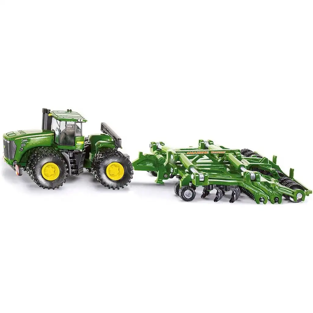 SIKU John Deere Amazone Centaur Traktor und Egge 1/87