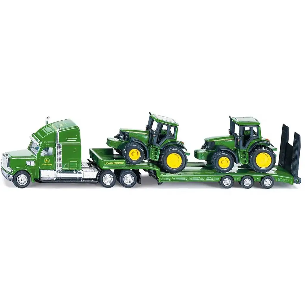 SIKU LKW mit John Deere Traktoren Spielset 1/87