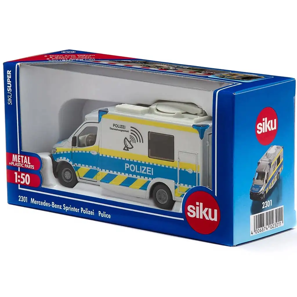 SIKU Mercedes-Benz Sprinter Polizeibus 1/50 kép 7