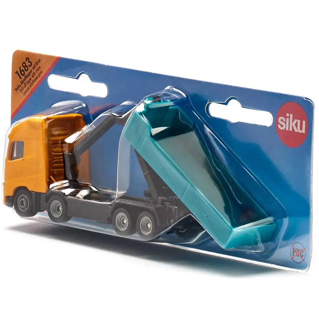 SIKU Volvo Muldenkipper mit Kran 1/87 kép 3