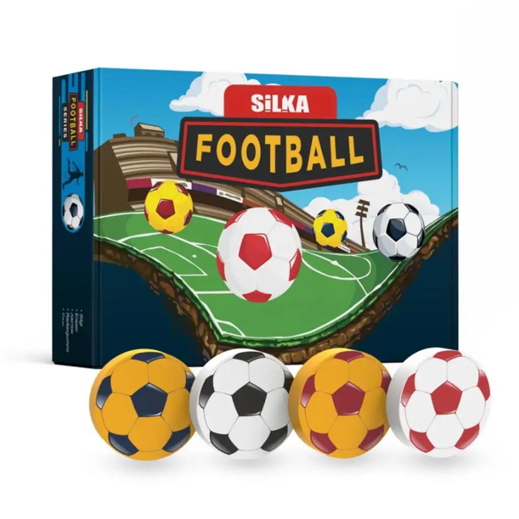 Nebulo: Silka Radiergummi - Fußballmuster 1 Stk