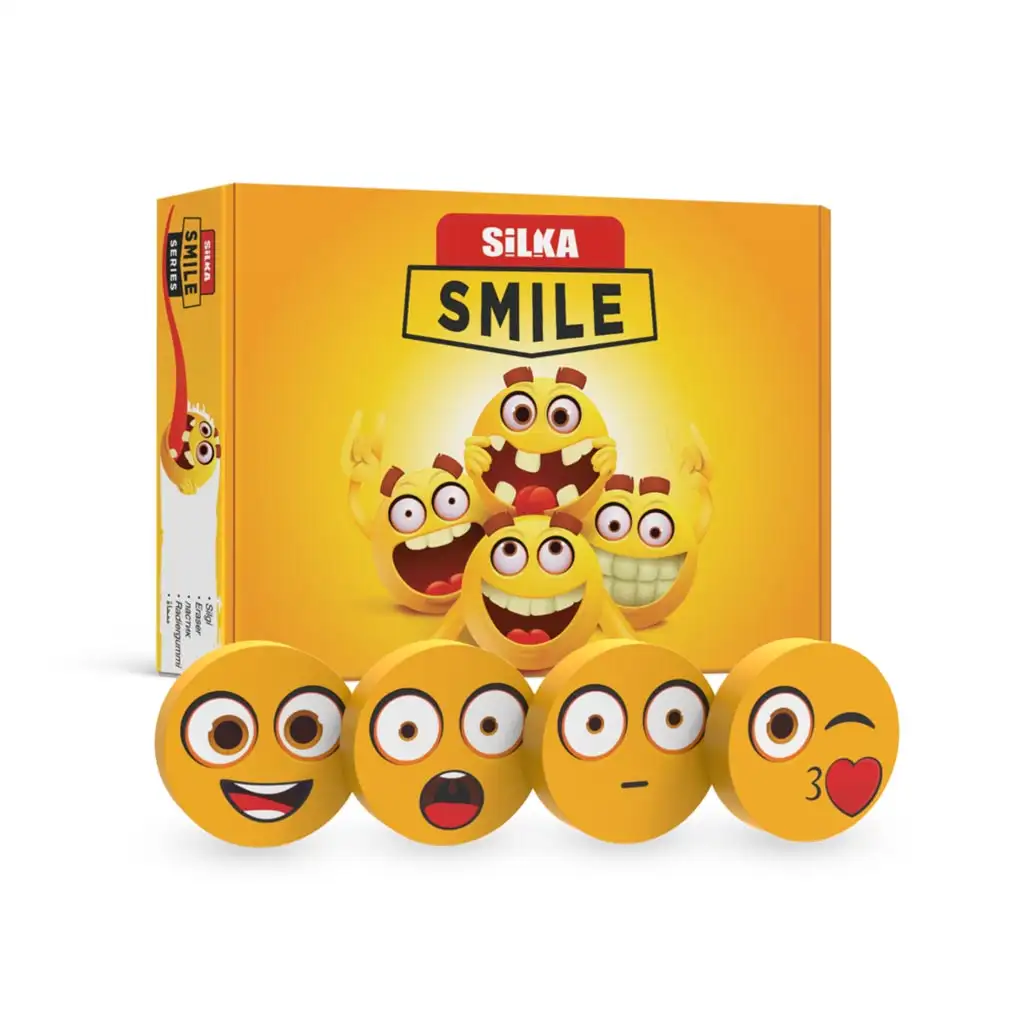 Nebulo: Silka Radiergummi - Smile-Gesicht 1 Stk