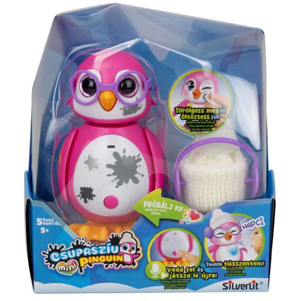 Silverlit: Nacktherz Mini-Pinguin in Rosa