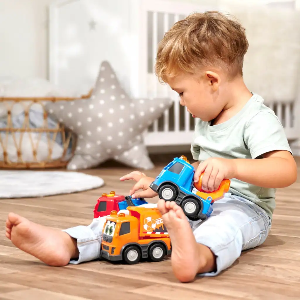 ABC Volvo Trucks Stadtarbeitsmaschinen in mehreren Varianten 13 cm - Simba Toys kép 6
