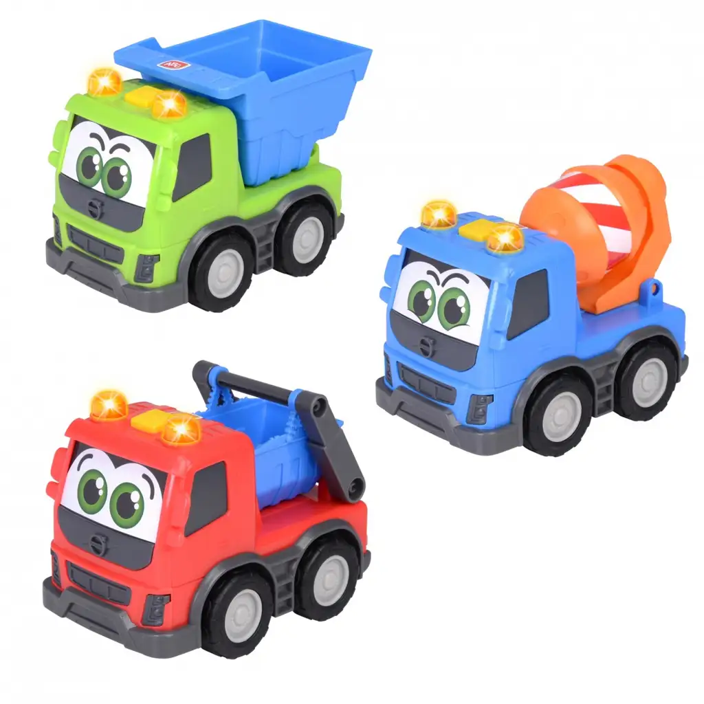 ABC Volvo Trucks Stadtarbeitsmaschinen in mehreren Varianten 13 cm - Simba Toys kép 2