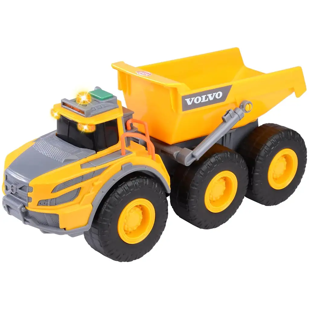 Volvo Muldenkipper mit Licht- und Soundeffekten 23cm - Dickie Toys kép 2