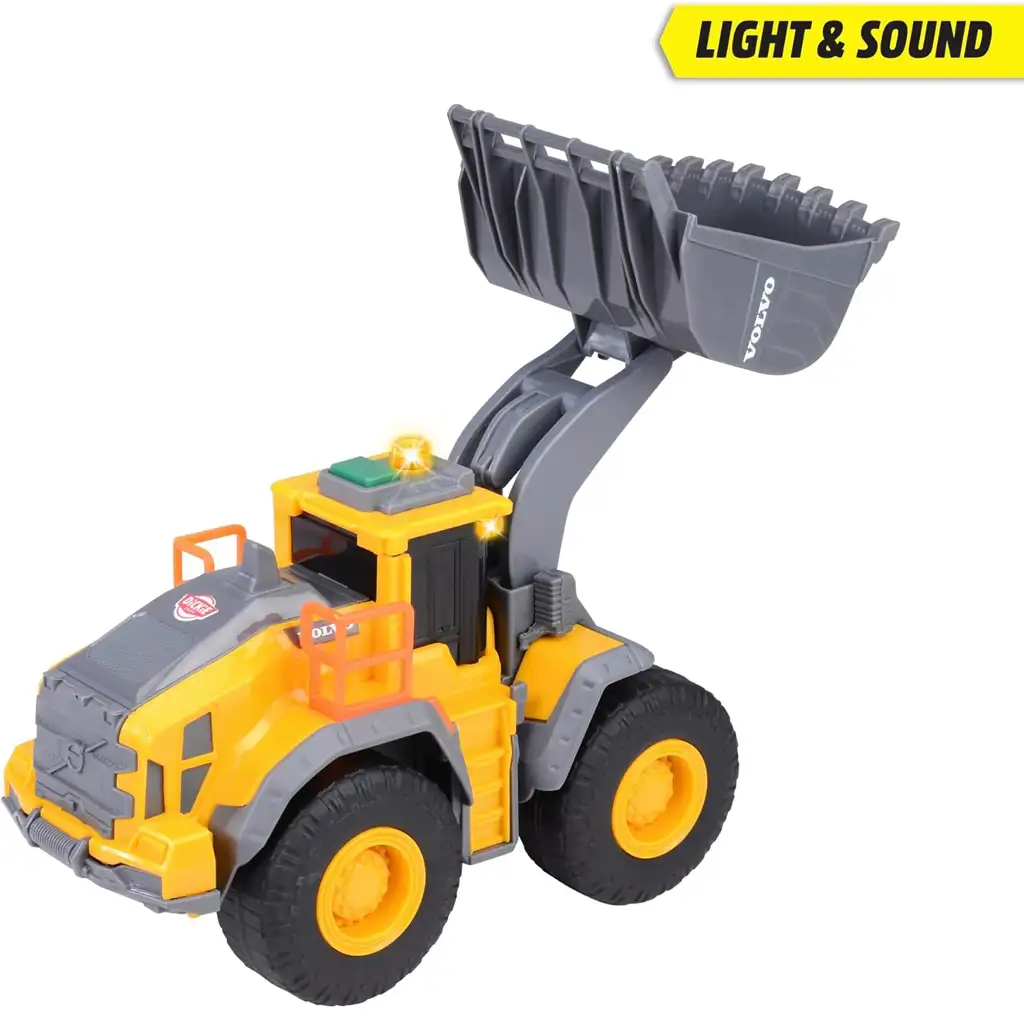 Volvo Radlader mit Licht- und Soundeffekten 23cm - Dickie Toys kép 4
