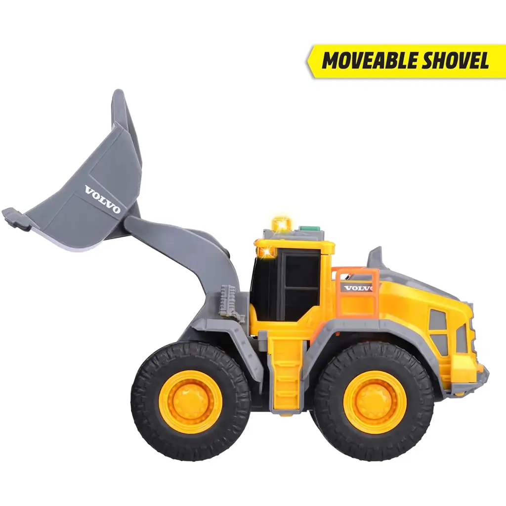 Volvo Radlader mit Licht- und Soundeffekten 23cm - Dickie Toys kép 3
