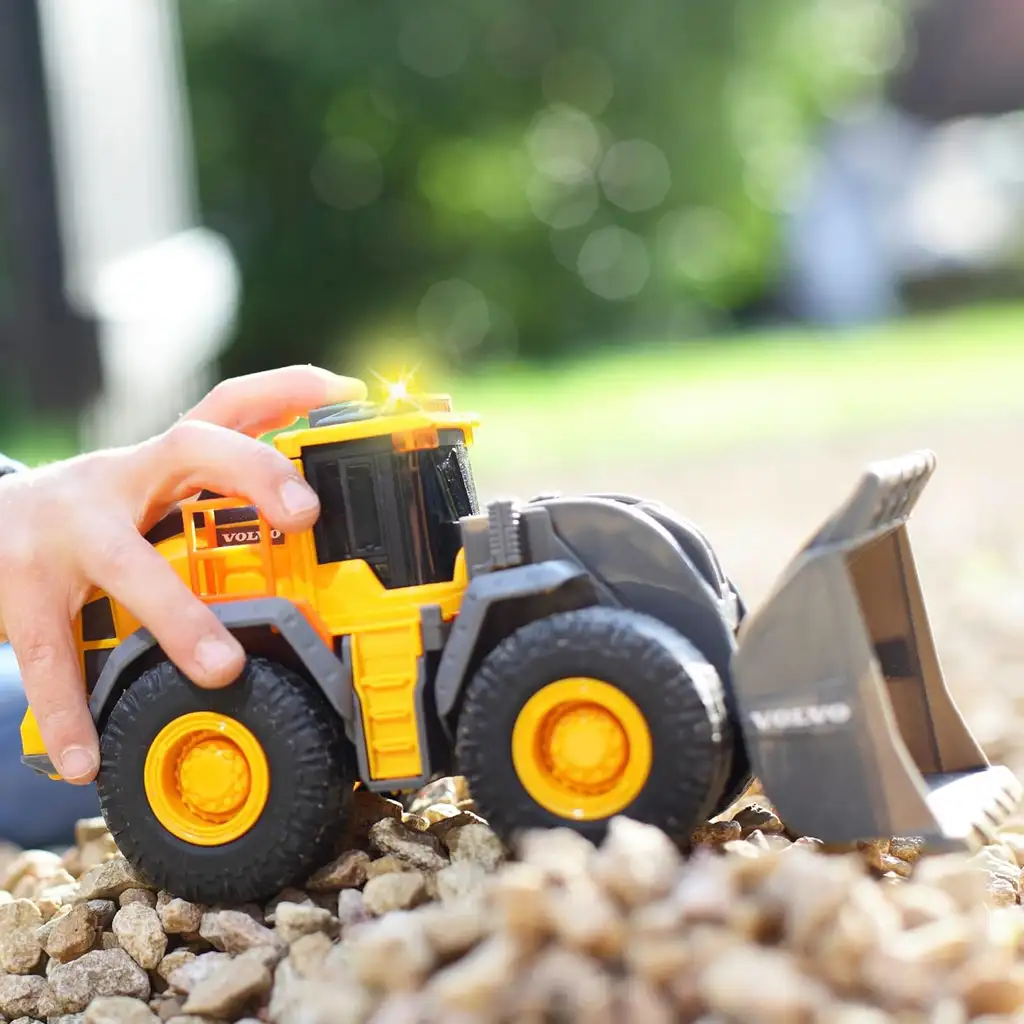 Volvo Radlader mit Licht- und Soundeffekten 23cm - Dickie Toys kép 5