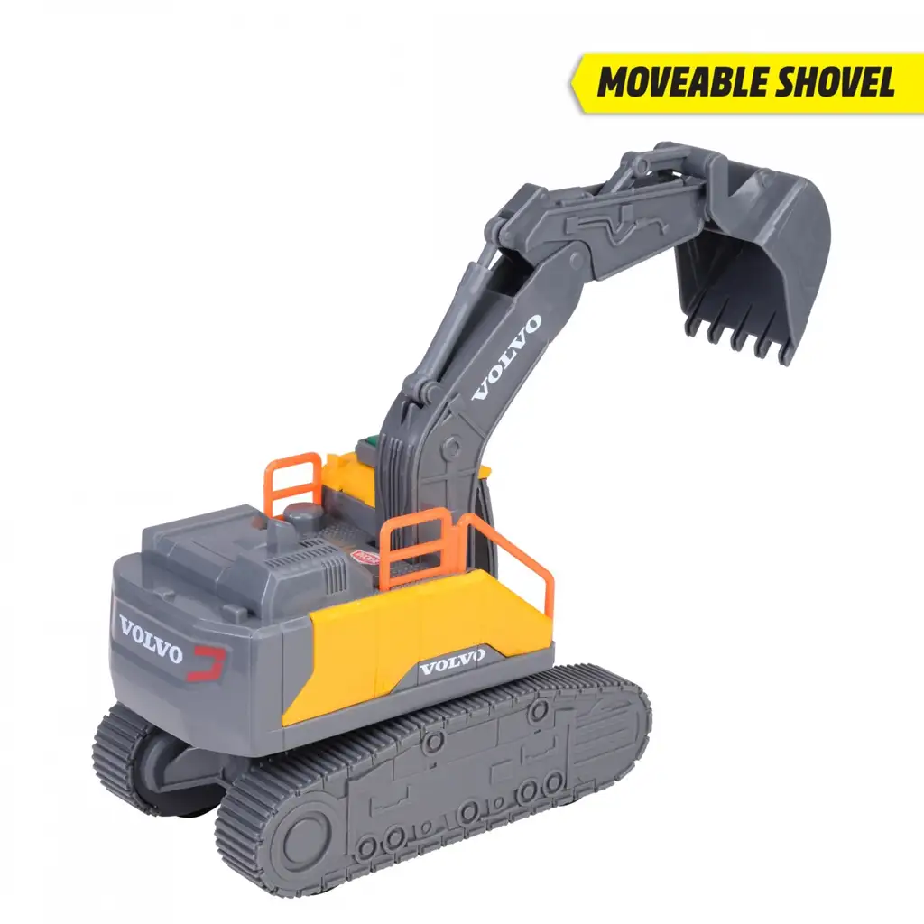 Volvo Bagger mit Licht- und Soundeffekten 23cm - Dickie Toys kép 2