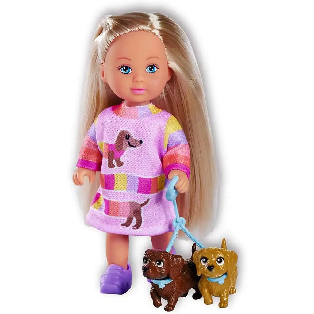 Evi Love: Évi Puppe mit zwei kleinen Hündchen - Simba Toys kép 2