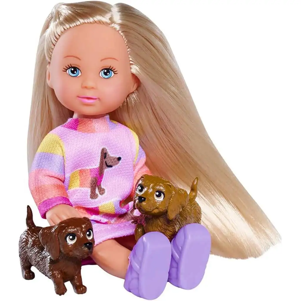 Evi Love: Évi Puppe mit zwei kleinen Hündchen - Simba Toys kép 3