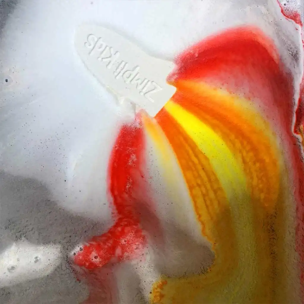 Glibbi Rocket: Raketenförmige Badebombe mit Flammfarben - Simba toys kép 4