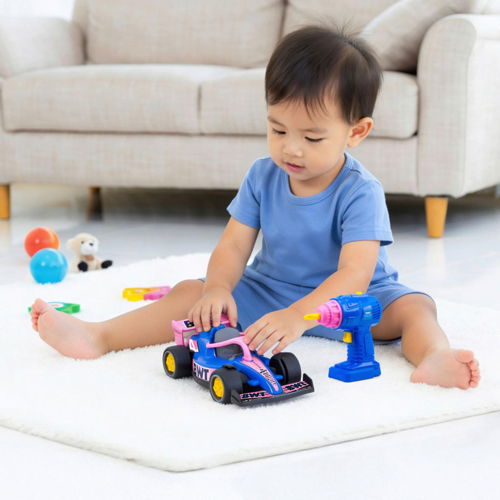 ABC szerelhető BWT Alpine Formula 1 versenyautót - Dicke Toys kép 3