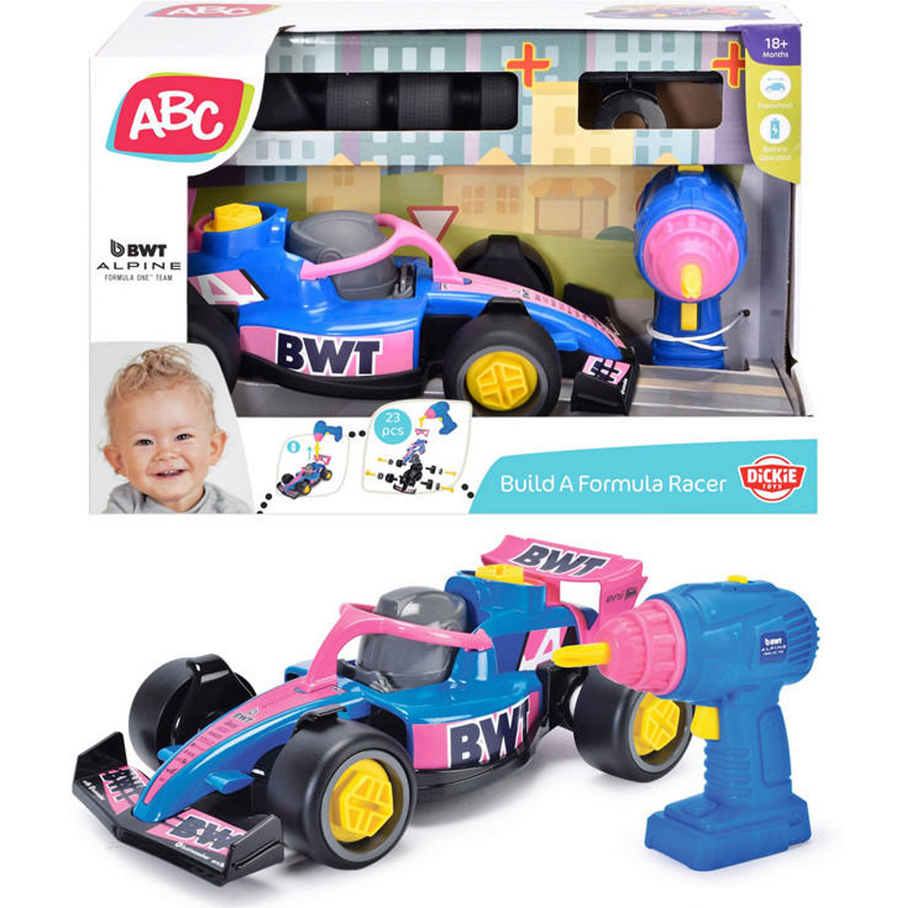 ABC szerelhető BWT Alpine Formula 1 versenyautót - Dicke Toys kép 1
