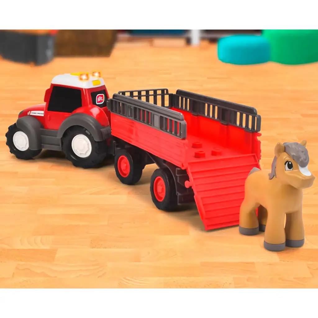ABC Massey Tiertransporter Traktor mit Pferd - Simba Toys kép 6