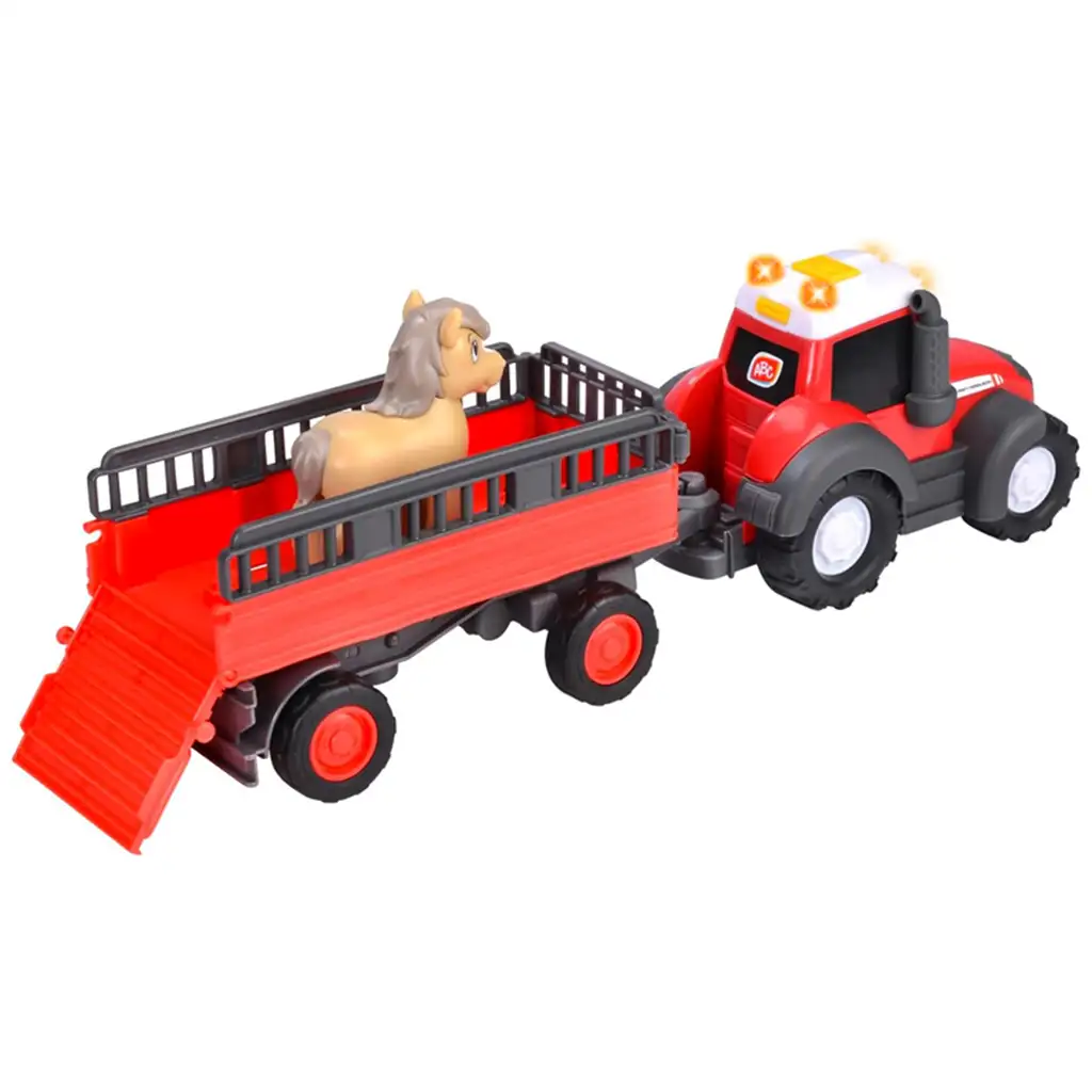 ABC Massey Tiertransporter Traktor mit Pferd - Simba Toys kép 2