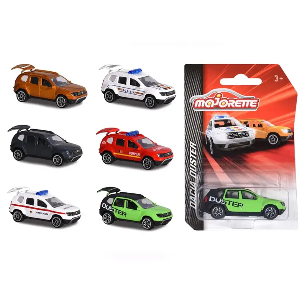 Majorette: Dacia Duster Automodelle in verschiedenen Varianten 1/64 1 Stück - Simba Toys