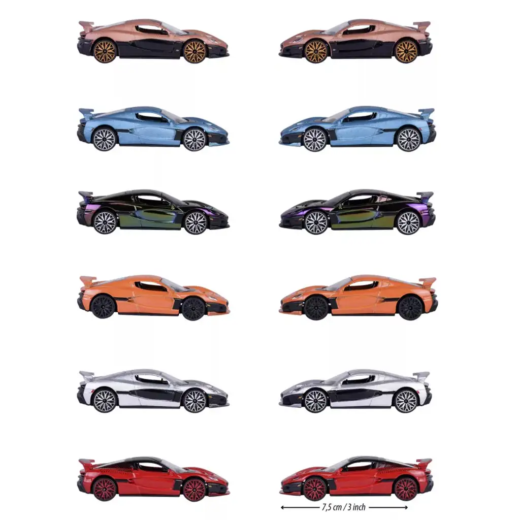 Majorette: Rimac Nevera Edition Metall-Automodelle in verschiedenen Varianten 1/64 1 Stück kép 4